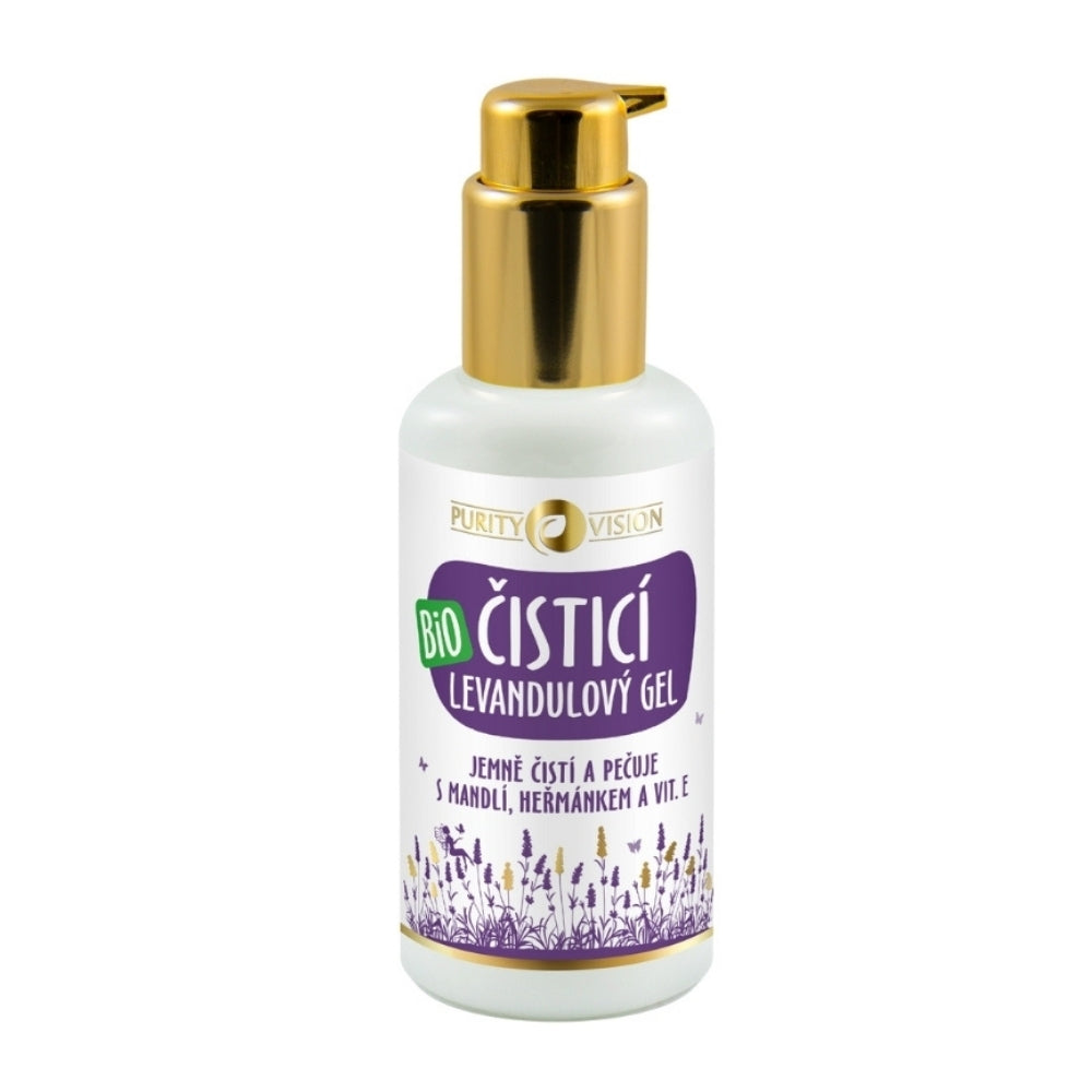 Bio Lavender Cleansing Gel with Almond, Chamomile and Vitamin E 100 ml