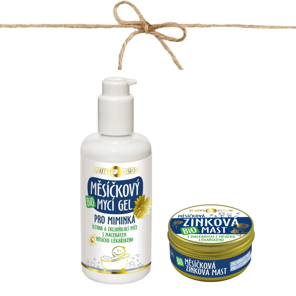 Set Washing Gel and Zinc Ointment for Children
