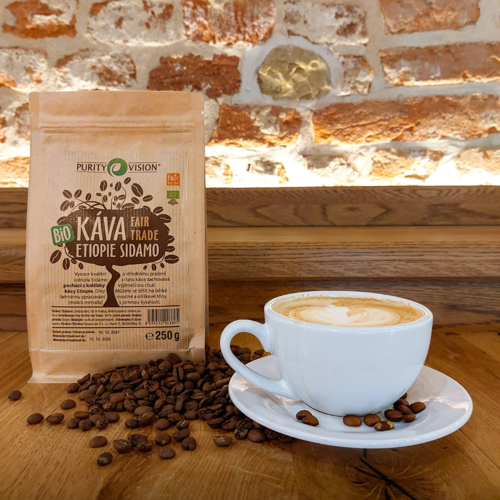 Fair Trade Bio Coffee beans Ethiopia Sidamo 250 g