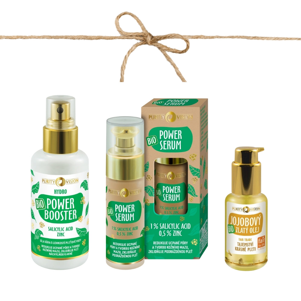 Power set for problematic skin